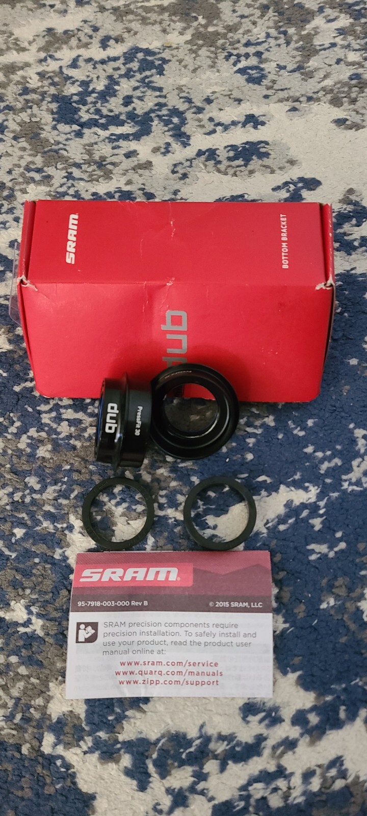 New SRAM DUB PF30 100mm Fat Bike MTB Press Fit Bottom Bracket 00.6418.028.004