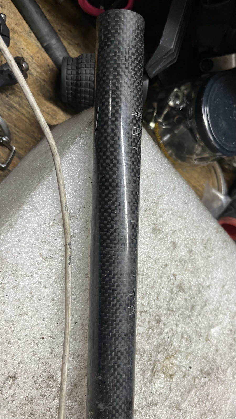 Titec Carbon Fiber Seatpost 27.2 X 330 Road Mountain Bike Seat Post 27.2mm