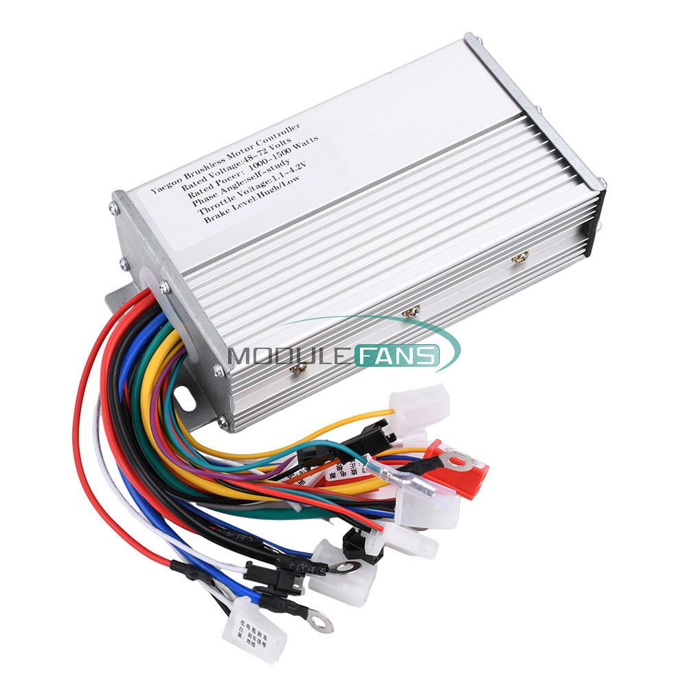 Brushless Controller 500-1500W 5000W Electric Bicycle Controller 36V48V60V64V72V