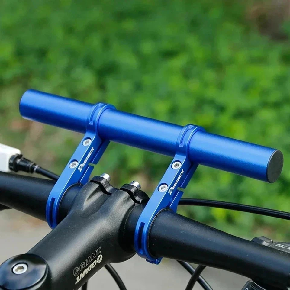Bike Handlebar Extender Extension Bicycle Bar Mount Headlight GPS Holder Bracket