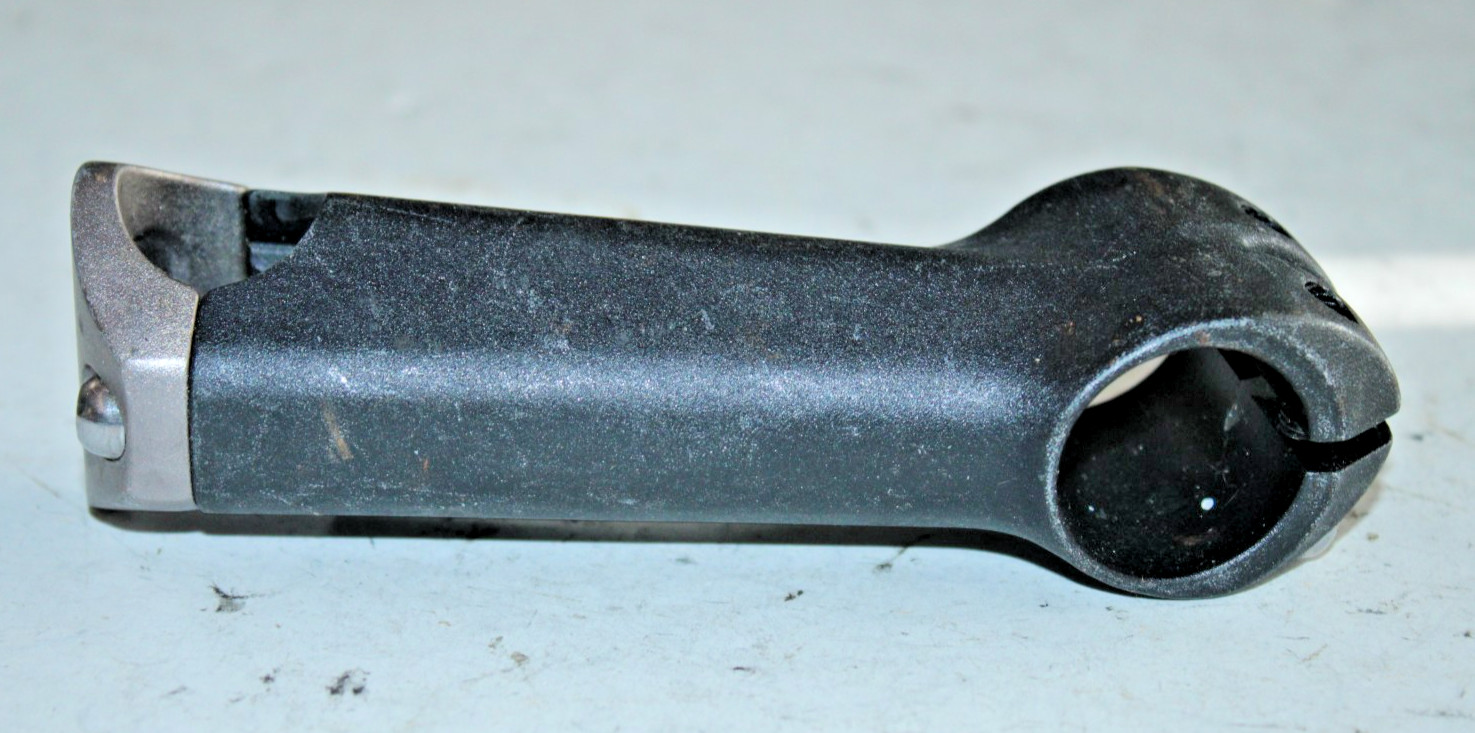 MTB Stem 11/8″ Threadless 105mm 25.4mm +/-12º Black Touring Road Gravel Commuter