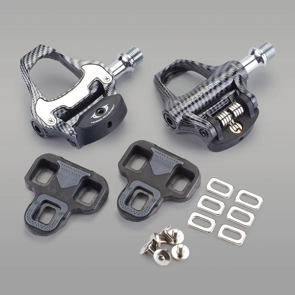 Road Bike Lock Pedal Texture Self-Locking Paddle Bearings Pedal With SPD Lock