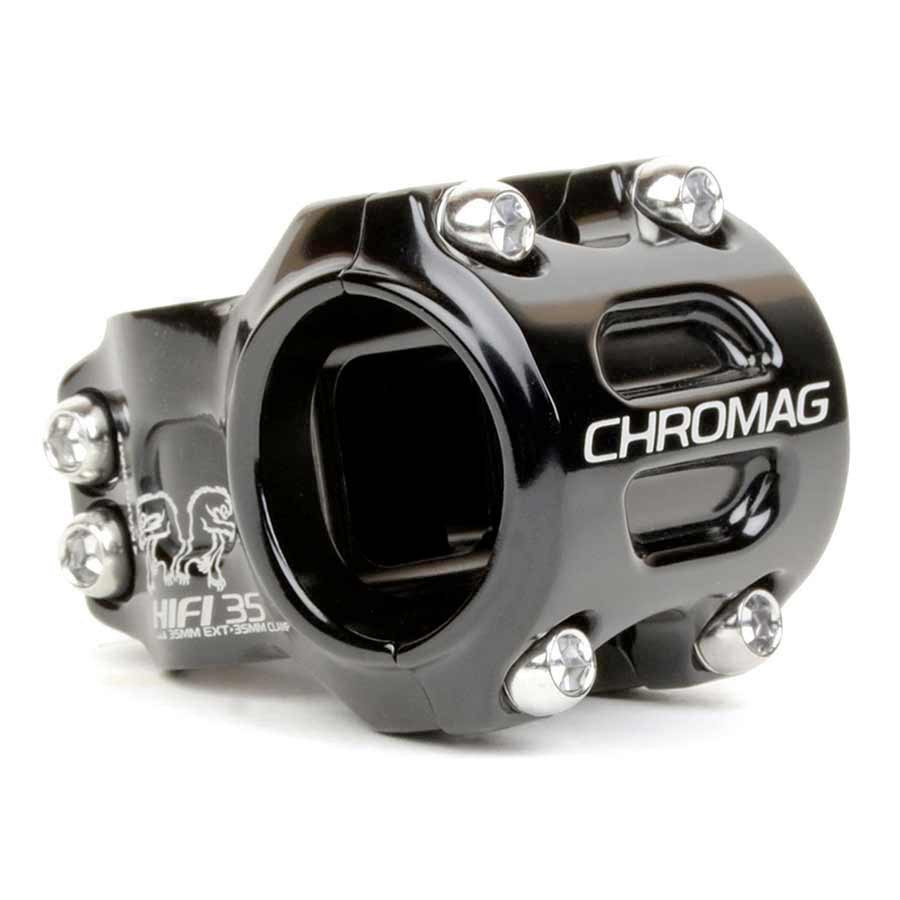 Chromag HiFi Stem Length 35mm Clamp 35mm +/-0 Deg 1 1/8 in Black Aluminum MTB