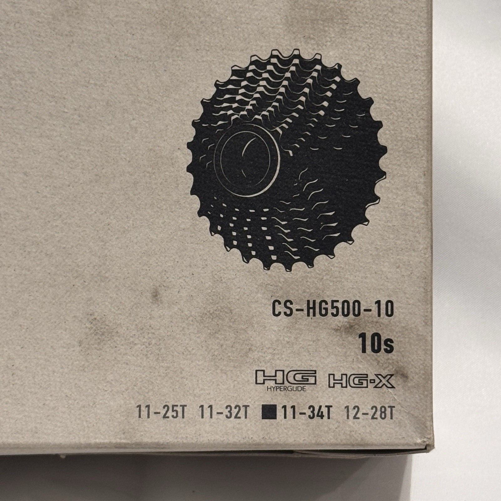 Shimano CS-HG500, 10 Speed Cassette 11-34, – Silver, HG