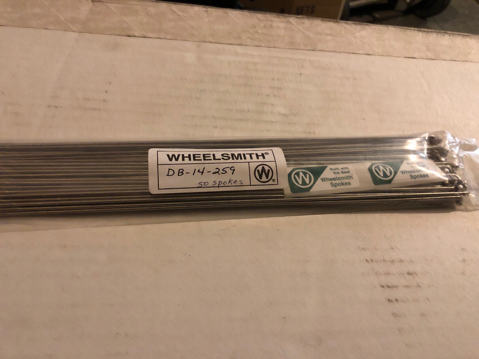 Wheelsmith DB-14-259mm Spokes Silver Bag of 50