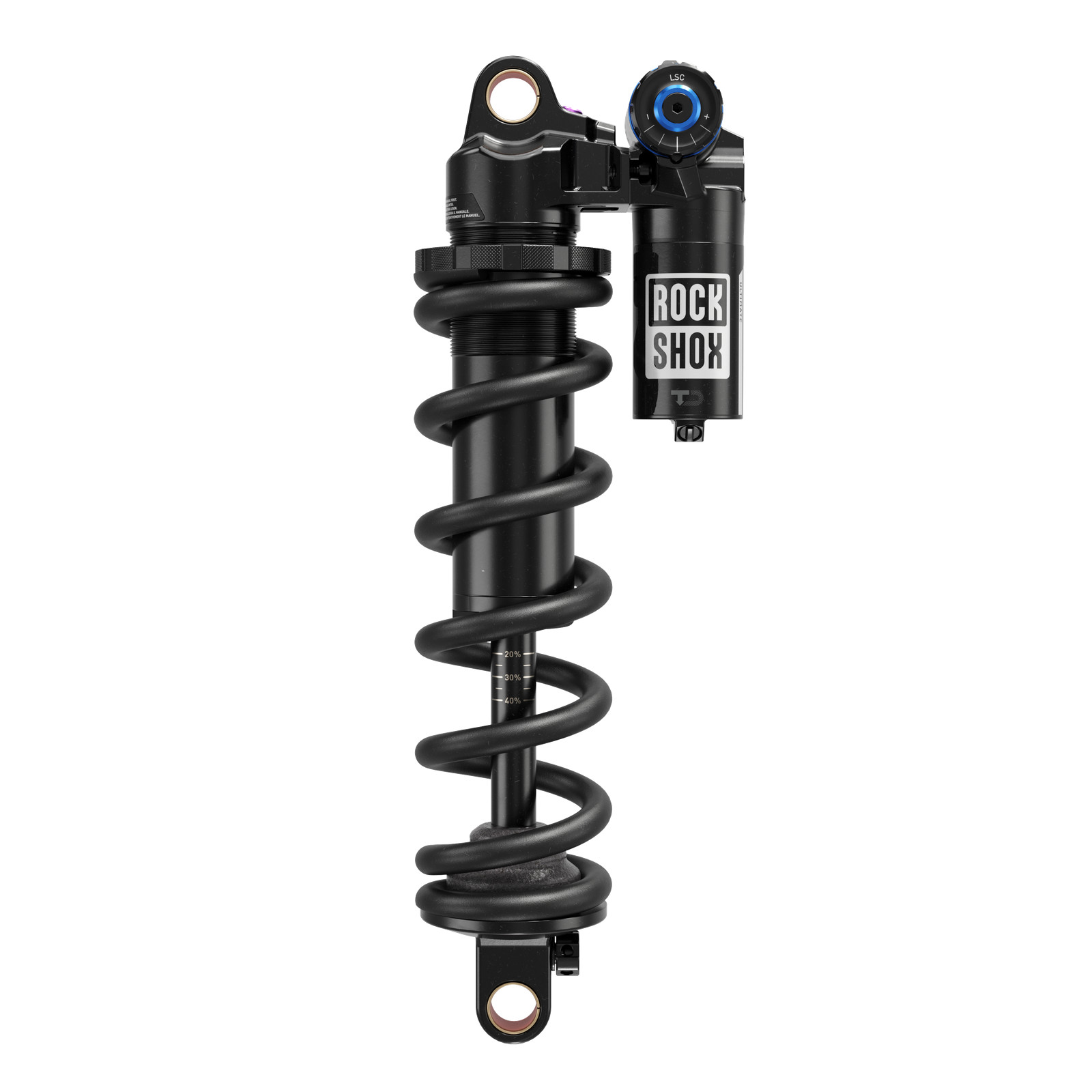 RockShox Vivid Coil Ultimate C1 Rear Shock – Trunnion Mount, 205×60 Coil