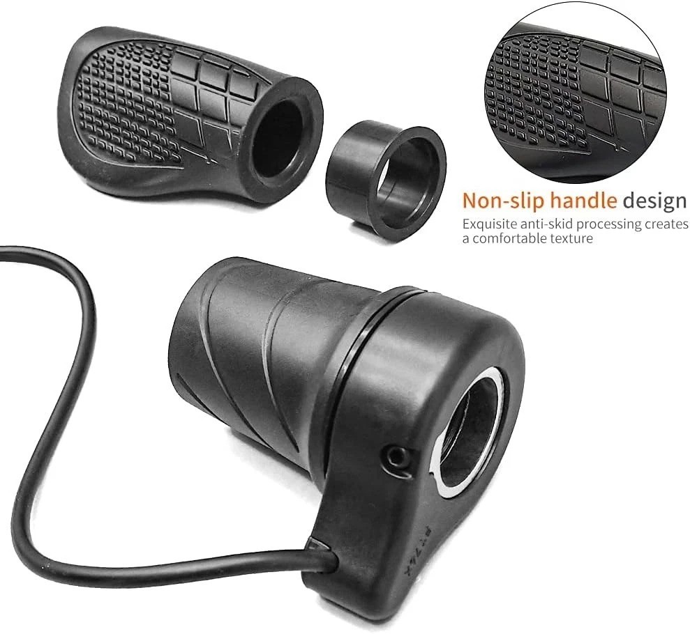 76X Waterproof Half Twist Throttle for Electric Bikes – 24V to 72V Compatibility