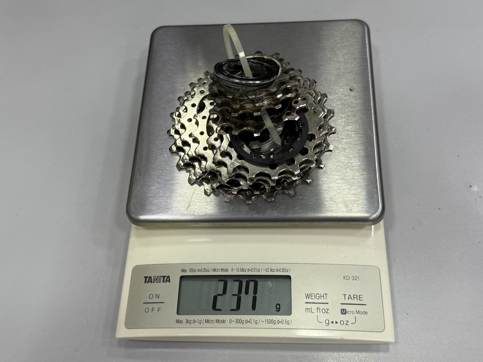 (Used) Shimano CS-5700 10Speed Cassette (11-25T) Silver