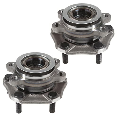 2Pcs 513364 (5 Lug) Front Wheel Hub and Bearing Assembly Fit For 2015-2018