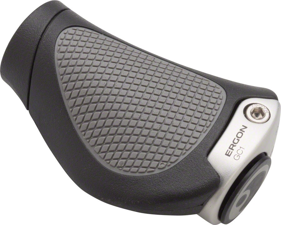Ergon GC1 Grips – Black/Gray, Lock-On, Rohloff/Nexus