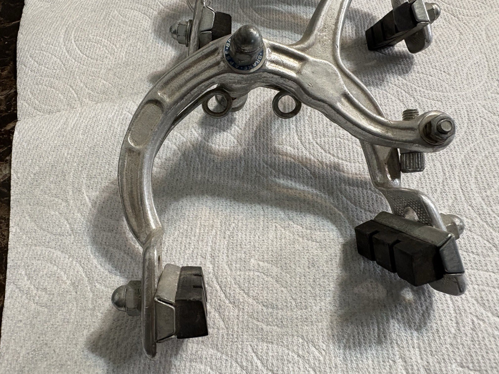 BMX 1000A Sidepull Brake Caliper PAIR Front Rear Silver used brakes APSE CHINA