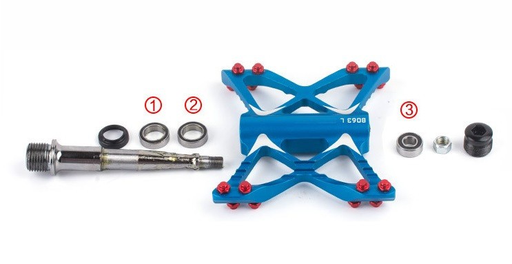 Butterfly Aluminum Road MTB Mountain Bike XC Bicycle Pedal Bearing Flat Pedals