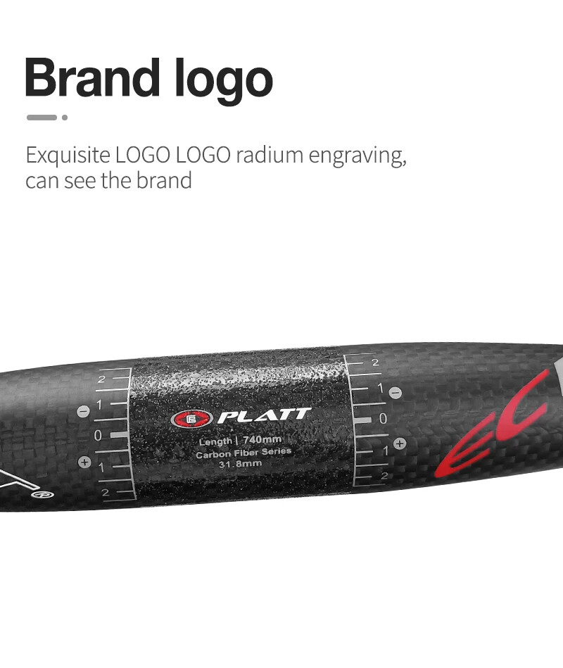 3K Matte Mountain Bike Carbon Fiber Handlebar 31.8 *680/700/720/740/760mm