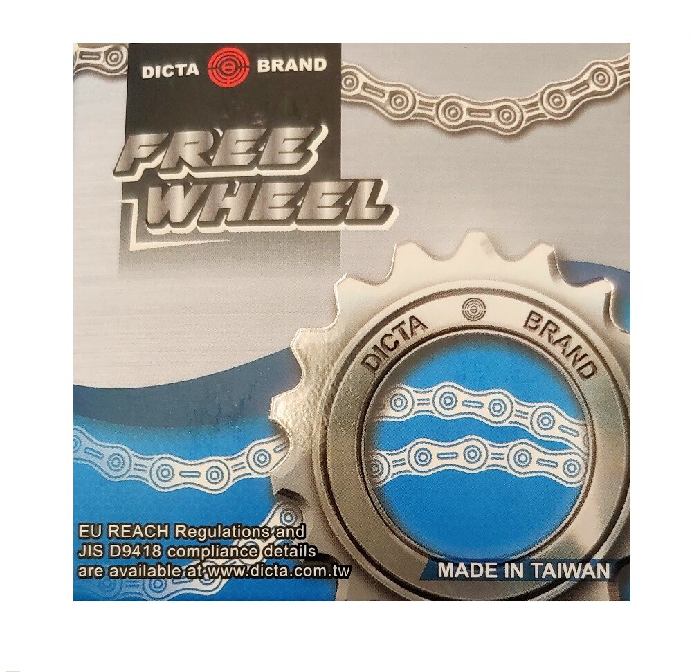 DICTA BMX 1/2″ x 3/32″ x 14T FREEWHEEL CHROME