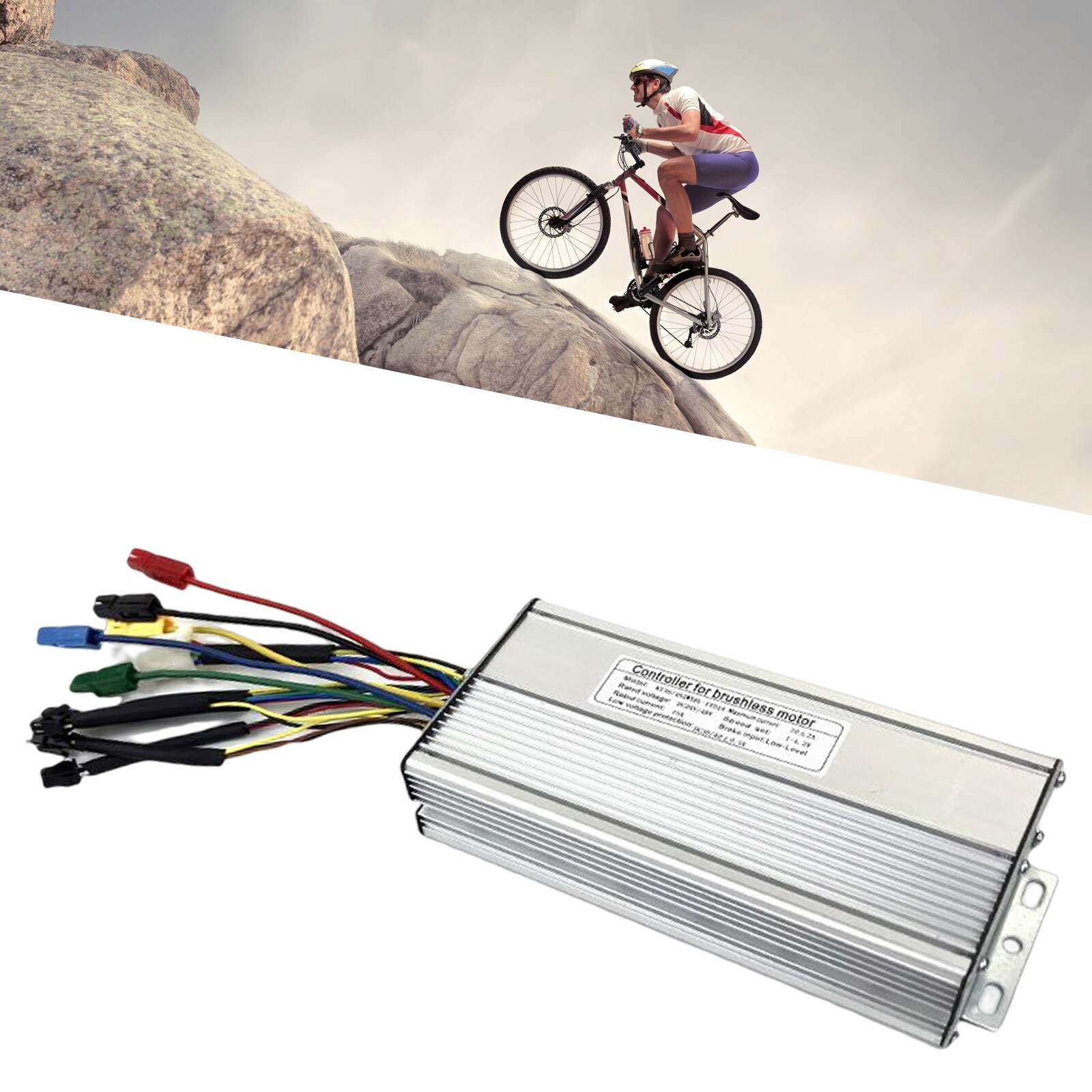 KT 30A DC 36V 48V 1500W Brushless DC Sine Wave For Ebike Controller Regenerative
