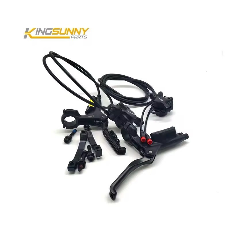 Tektro Hydraulic Disc Brake Set Front & Rear Black Aluminum for E-Bike MTB