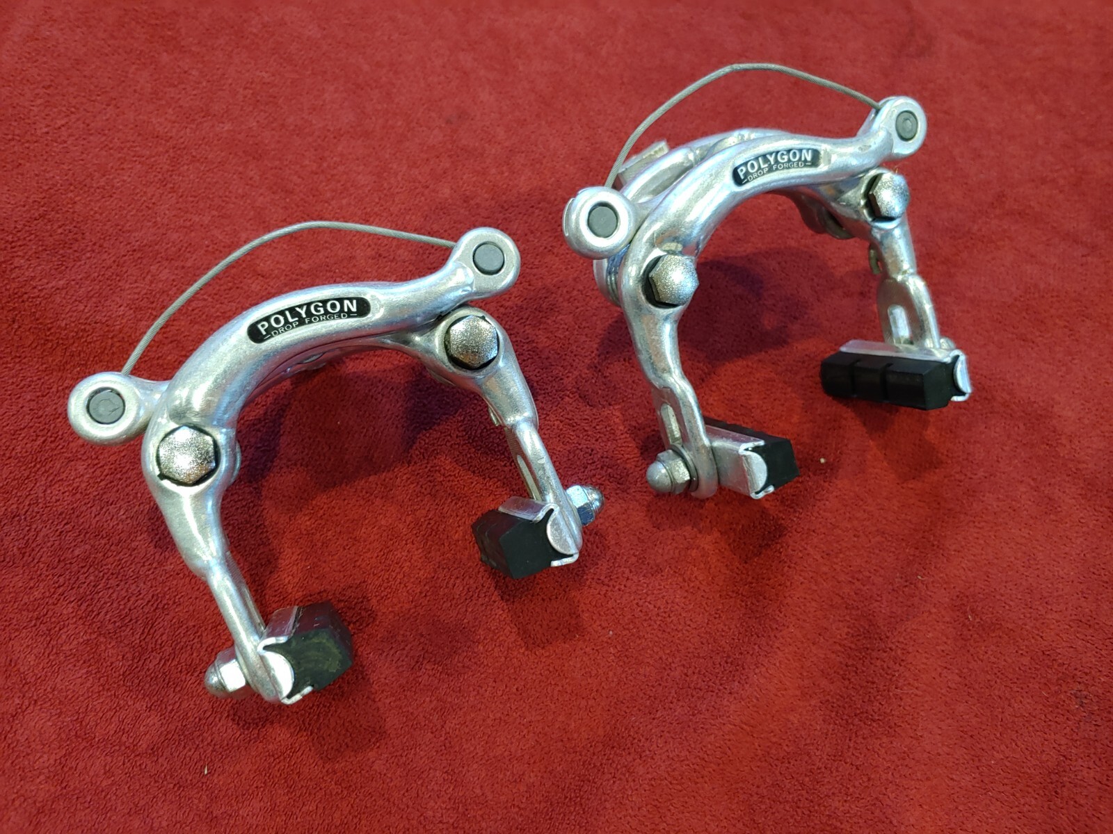Vintage POLYGON Drop Forged 610 Center Pull Road Caliper Set – Front & Rear