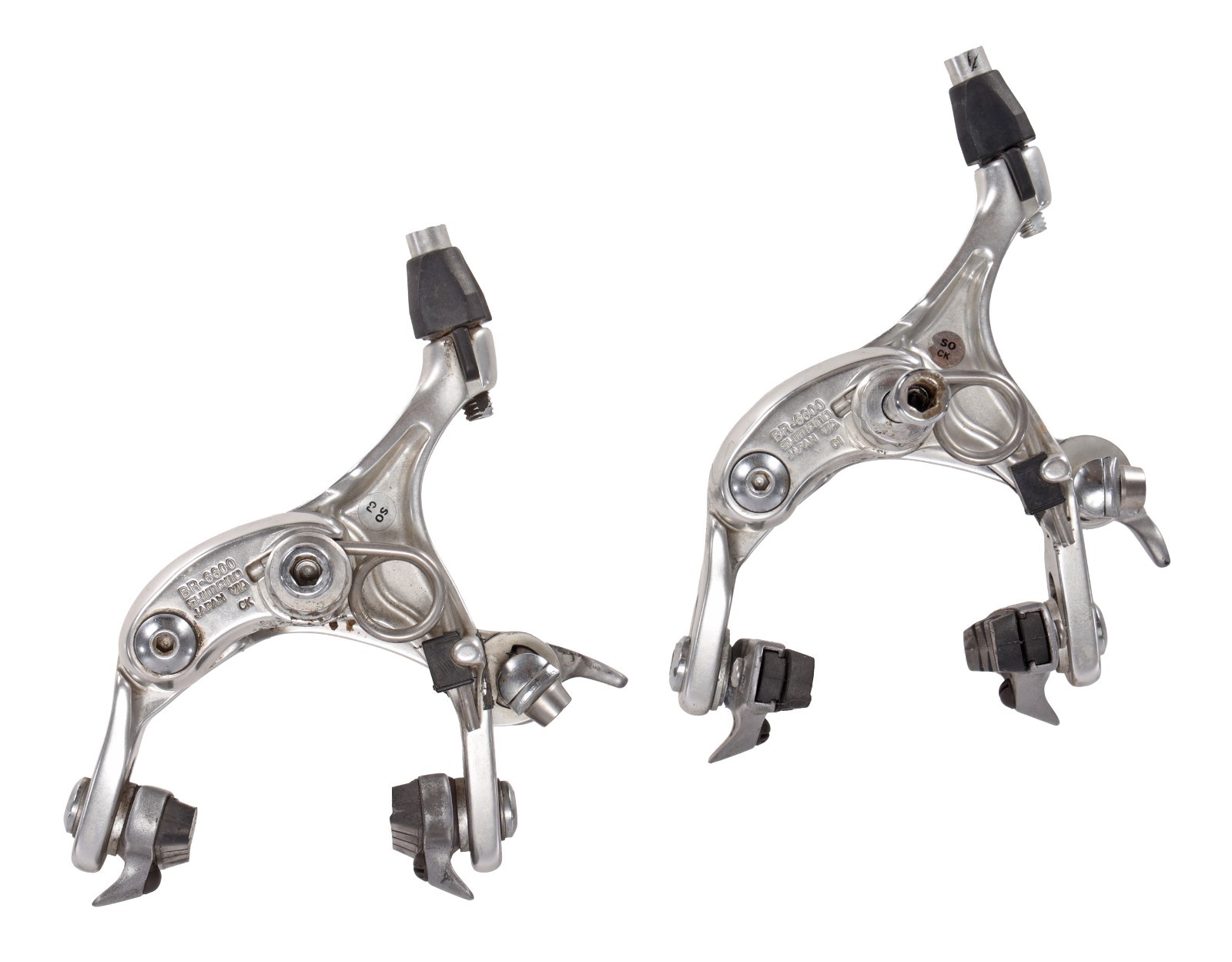 Shimano Ultegra BR-6600 Road Bike Dual Pivot Side Pull Brake Caliper Set F + R