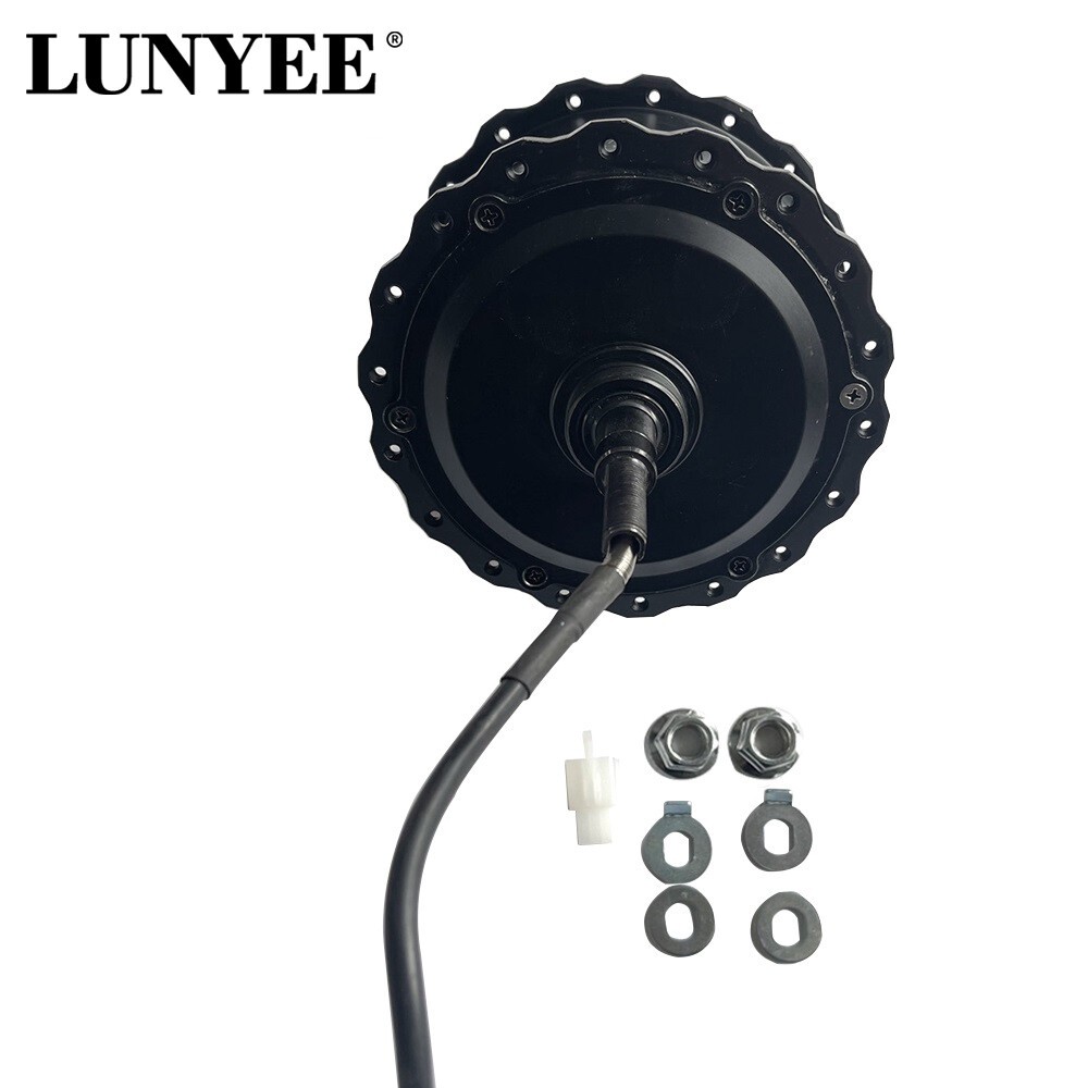 LUNYEE 2000W E-bike Motor Brushless Geared Bicycle Bike Motor Replacement