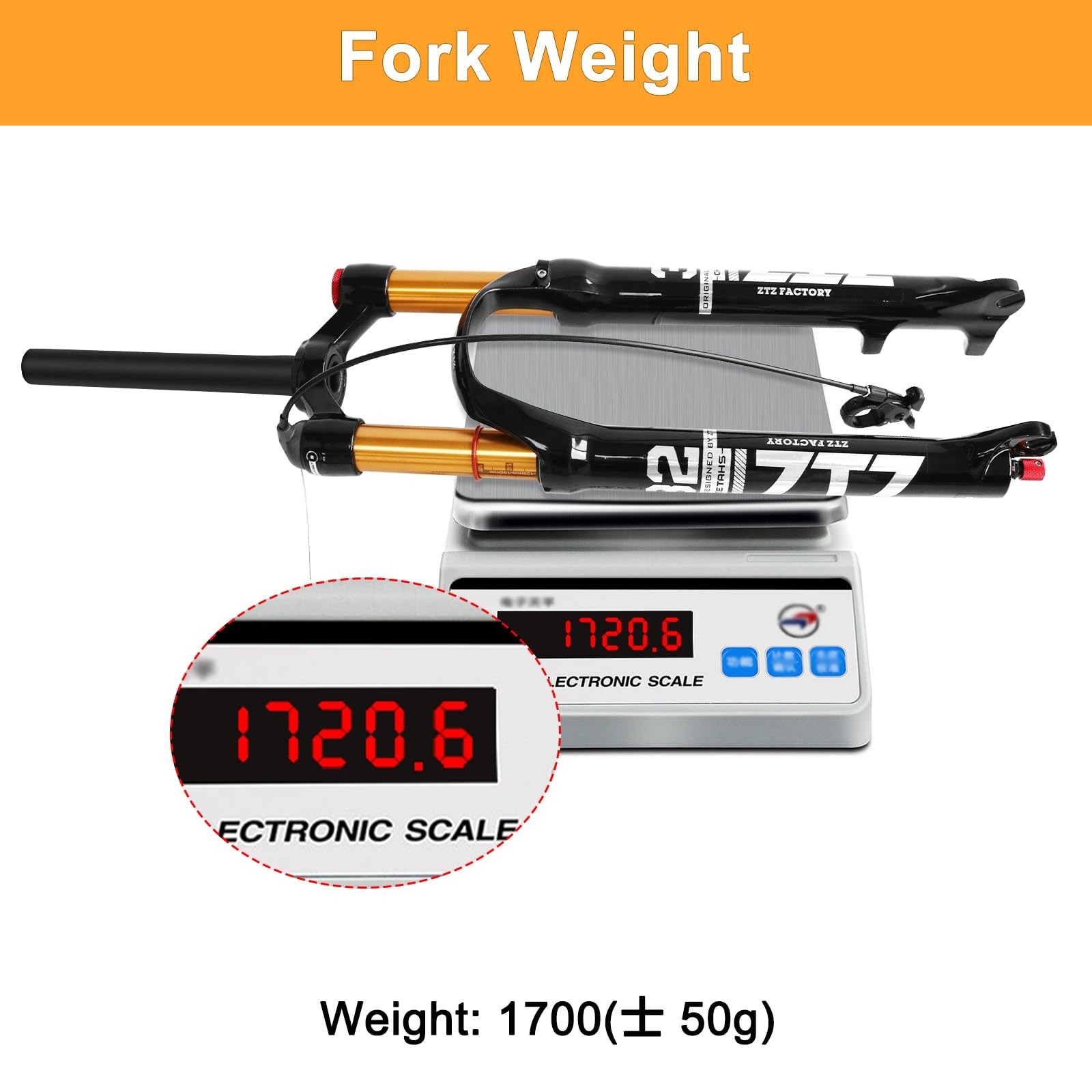 ZTZ 26/27.5/29 inch MTB Air Suspension Fork,120mm Travel, Rebound Adjustment,…