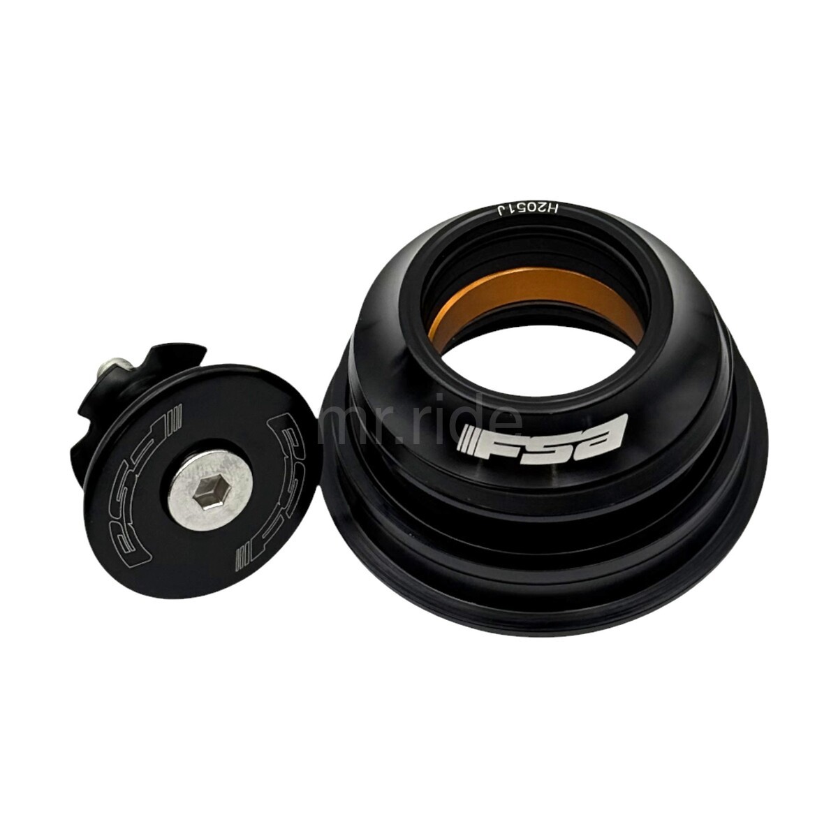 FSA No.57 Orbit 1.5 ZS Tapered Headset 50/62mm OD 1-1/8″ to 1.5″ w/top cap