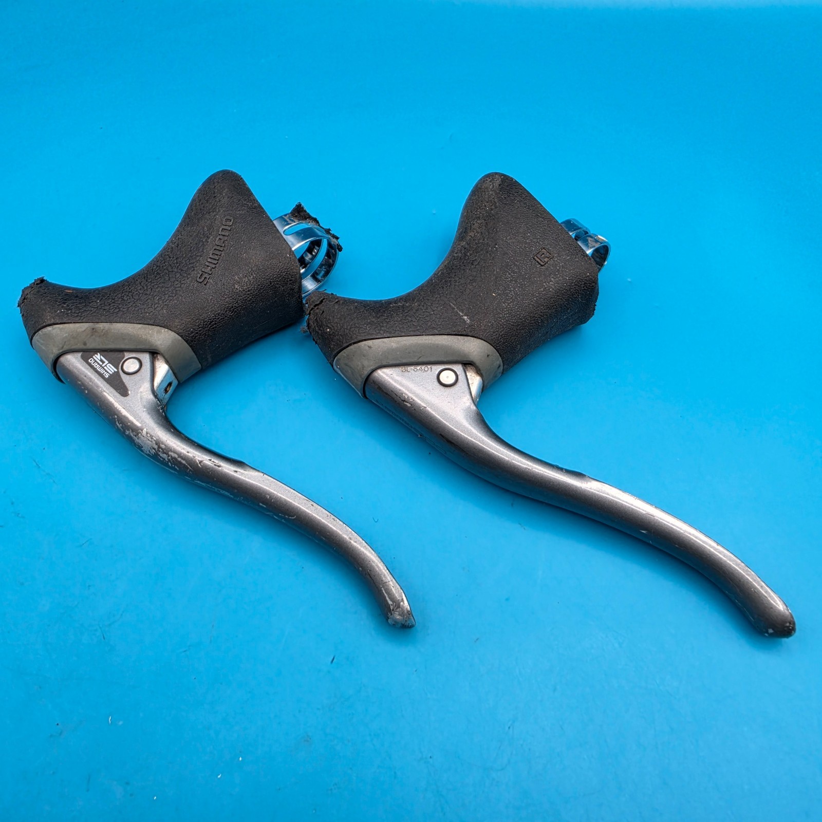 Shimano 600 Tricolor (Ultegra) 6400 Series Caliper Brake Set & Brake Levers f1