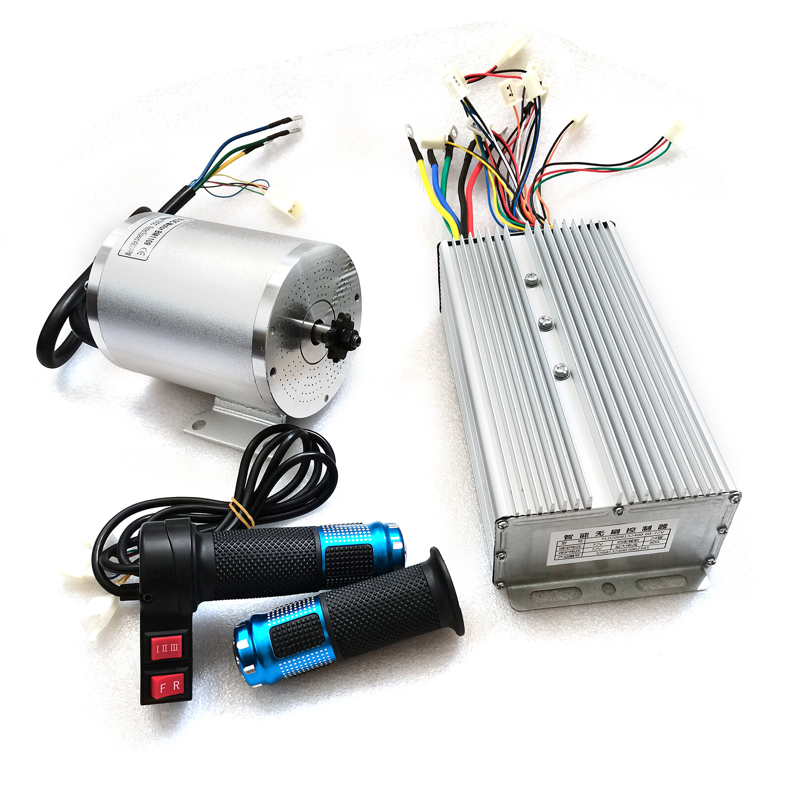 3000W 72V Electric Brushless DC Motor Controller Kit Fit E-Bike Scooter