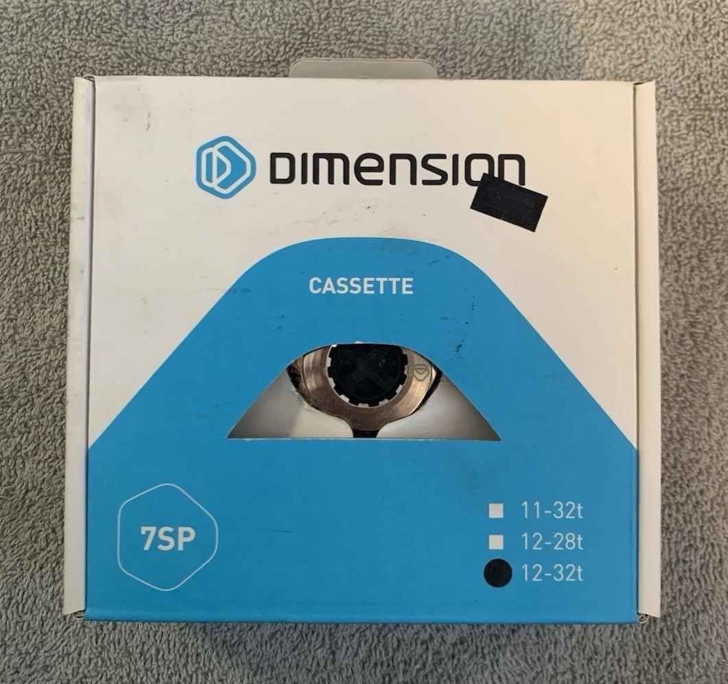 DIMENSION 7-Speed 12-32t Nickel Cassette FW7002 NEW