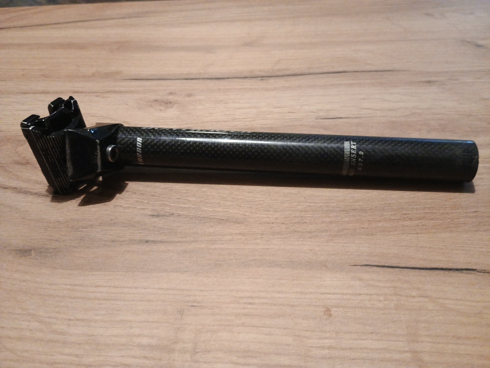 Nos Vintage Bontrager Carbon Seatpost 27.2 New Mint Black 225mm 209g Seatpost