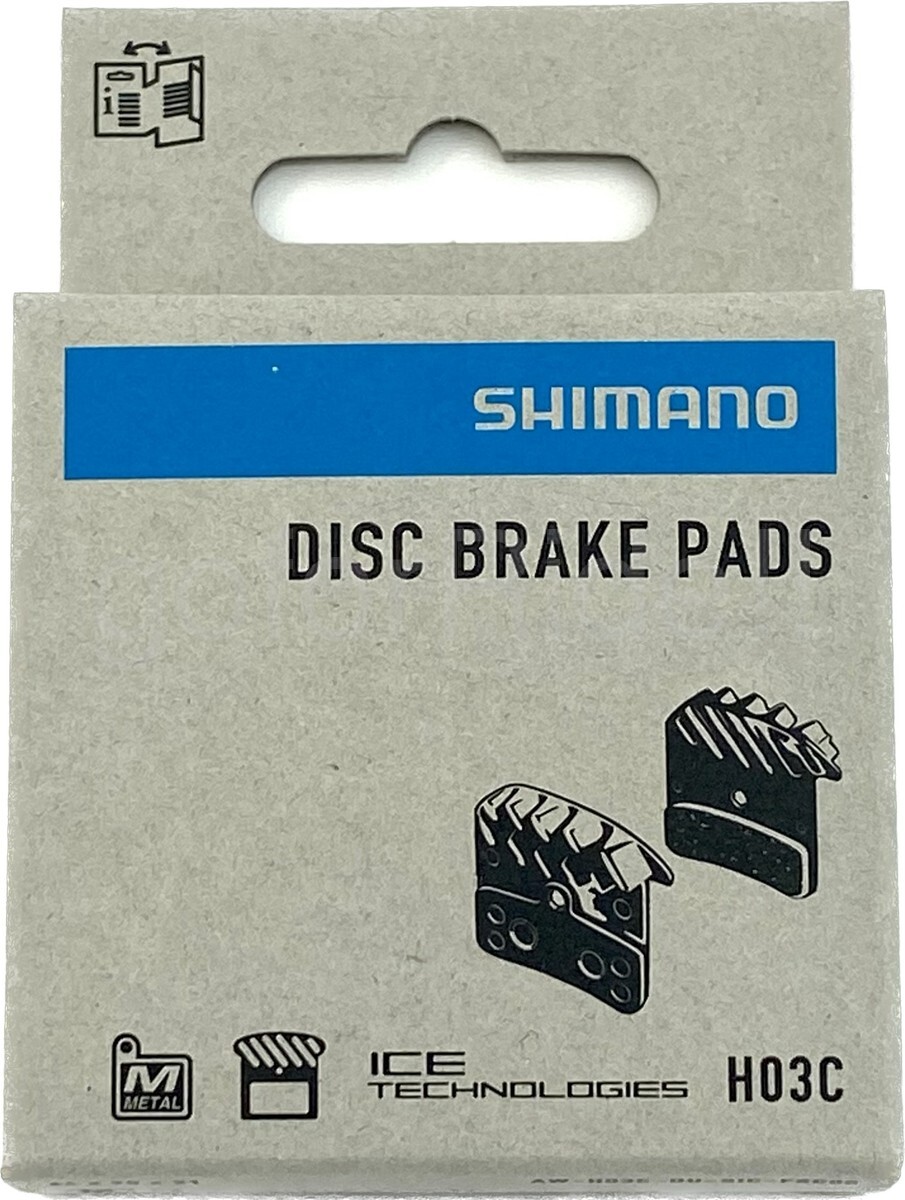Shimano XT M8020,SAINT M820 ZEE M640 Meta l4-Piston Brake Pad H03C+Spring w/Fin
