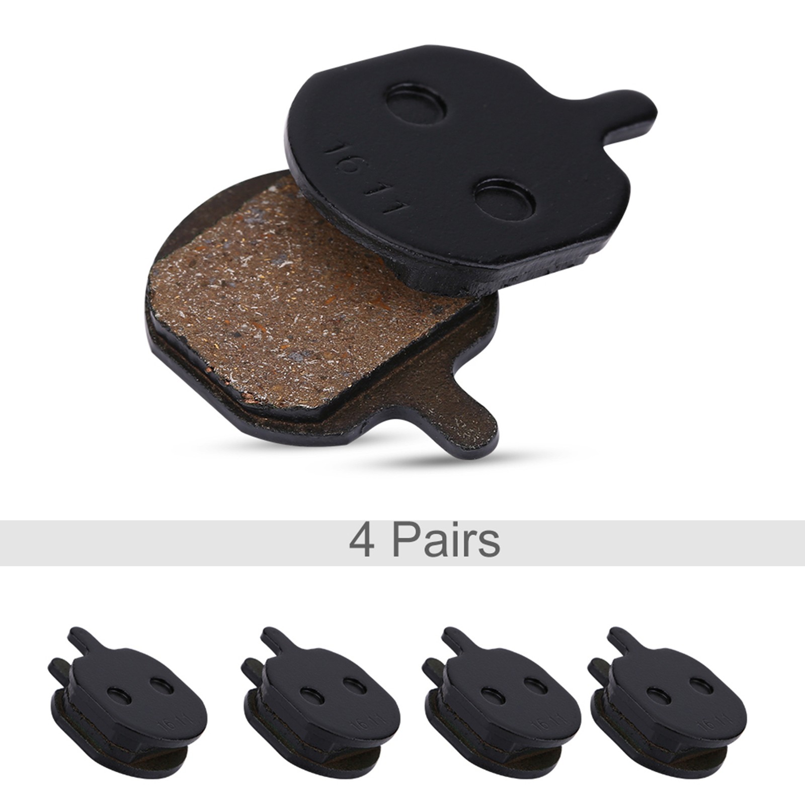 4 Pairs Mountain Bike Metallic Disc Brake Pads For Hayes Sole MX2/3/4/5 QWKB