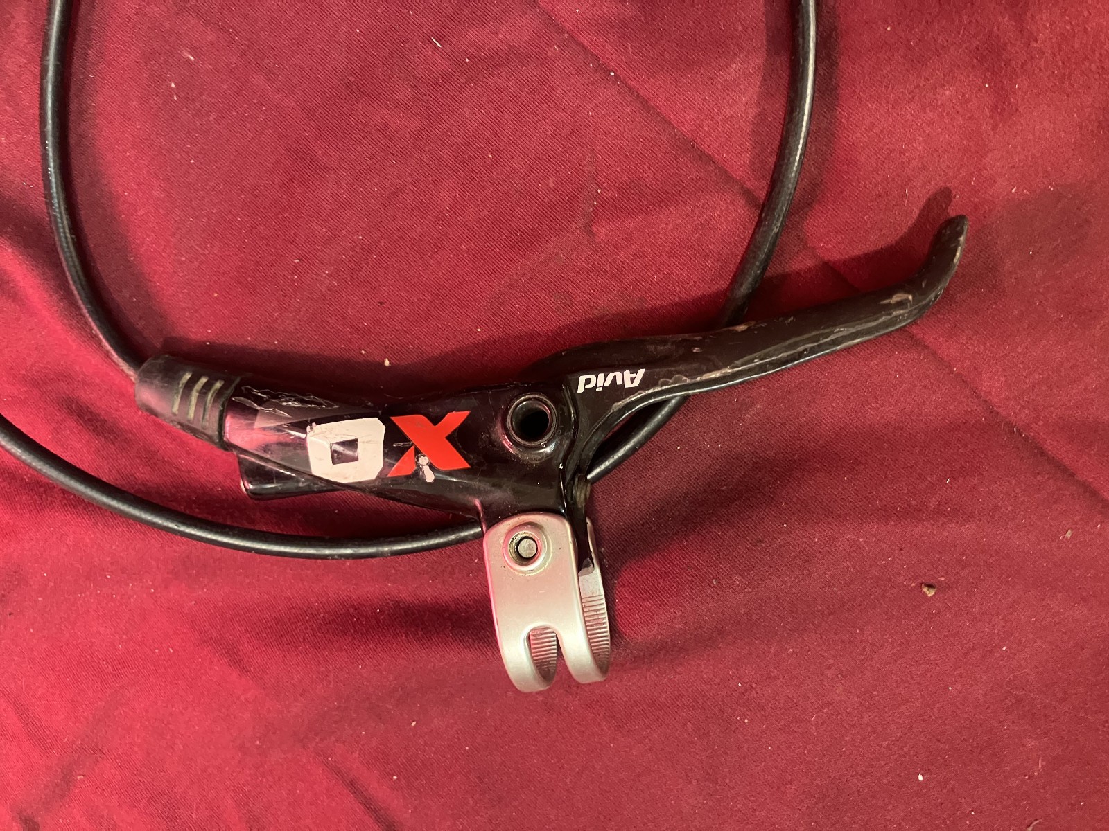 SRAM AVID XO hydraulic brake set with carbon levers, 422 grams