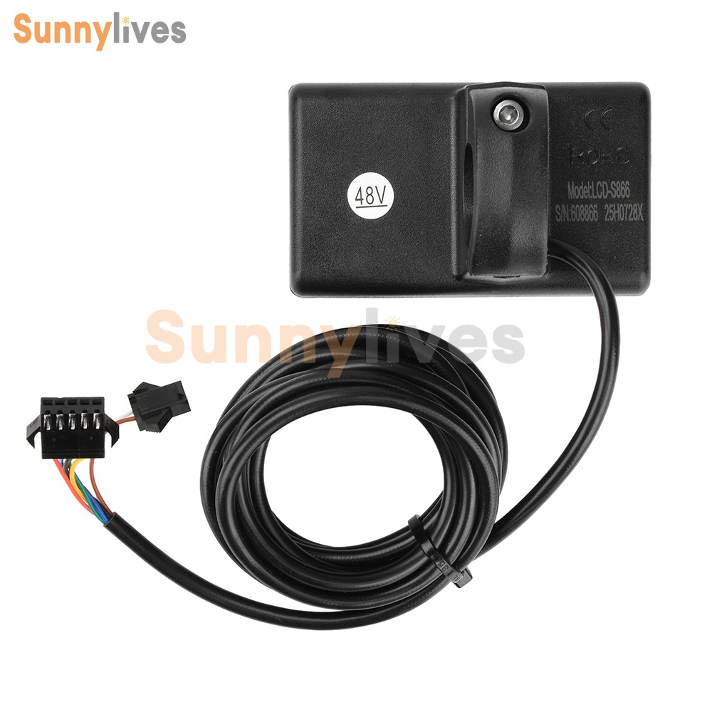 36V 48V 64V 40A 30A 20A Brushless Motor Controller E-Bike S866 LCD Display Meter