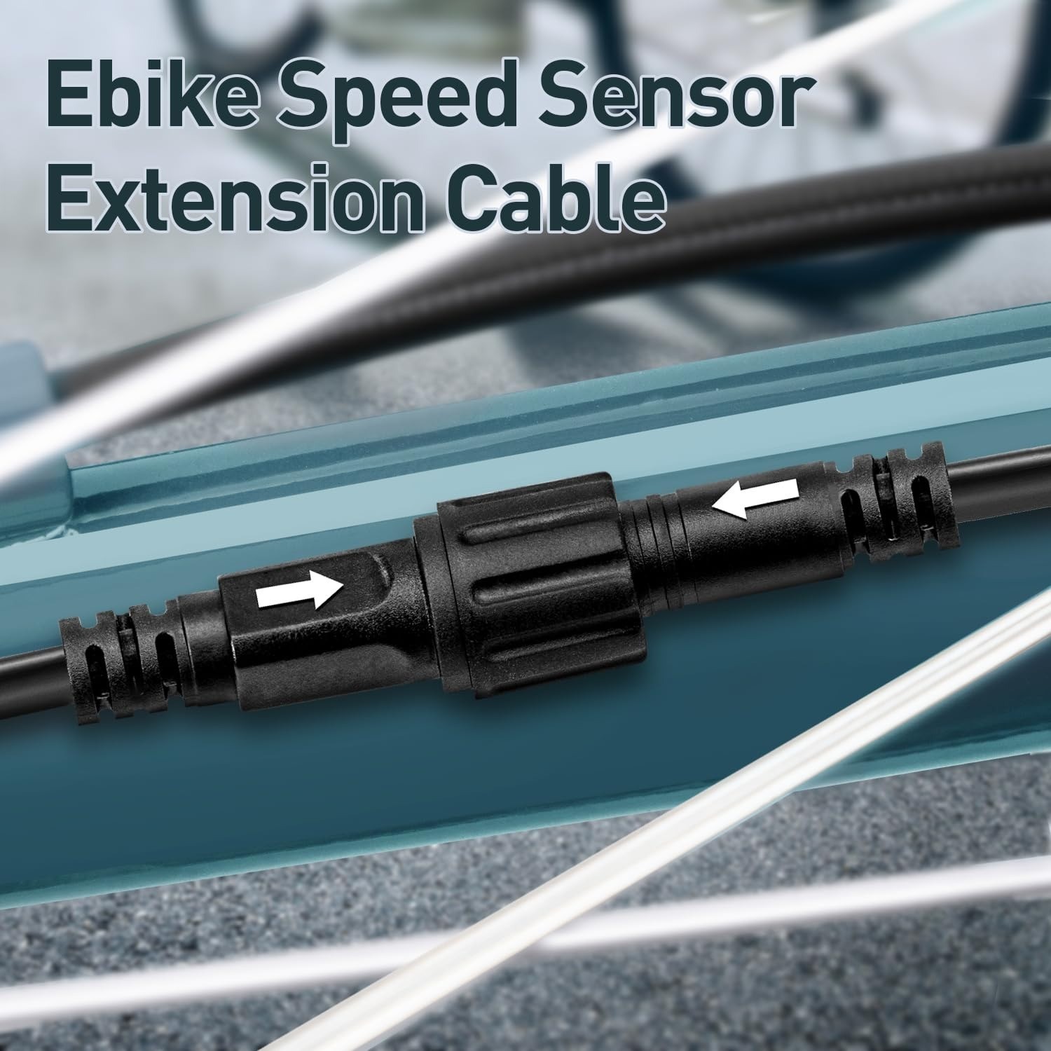 Bafang BBS Motor Speed Sensor Extension Cable 40cm Waterproof