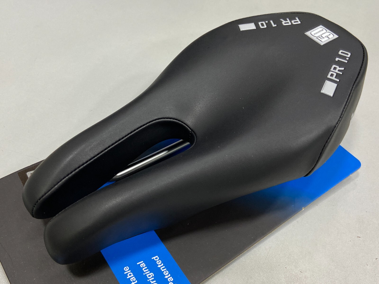 ISM PR 1.0 130x245mm 50 Padding Steel Rail Bicycle Saddle (Black)
