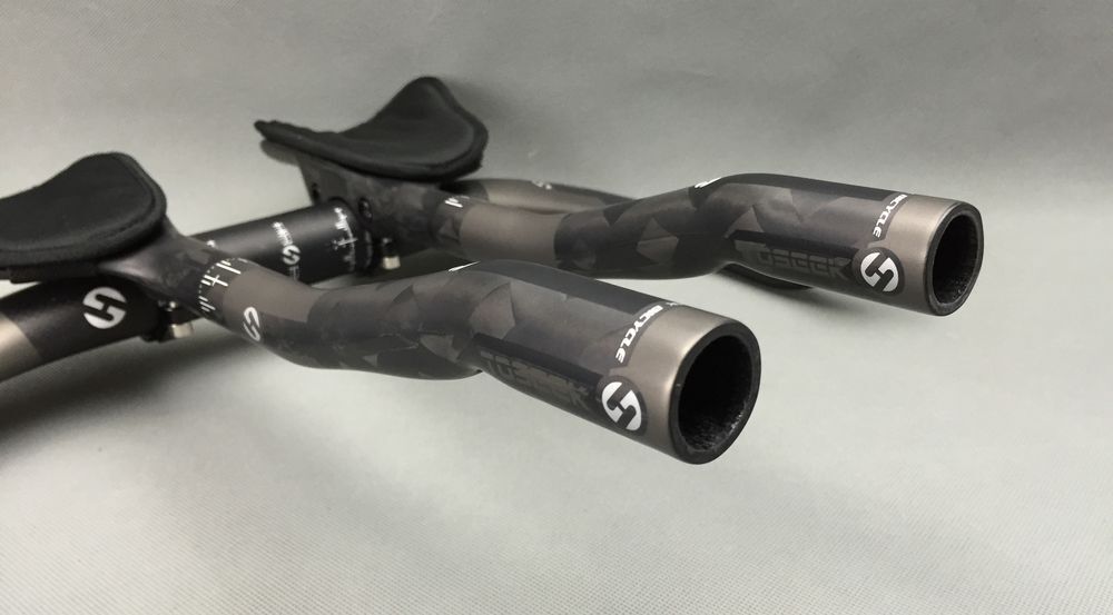 Carbon Fiber Bullhorn Rest Bar Time Trial Road Bike Handlebar 31.8*400/420/440mm