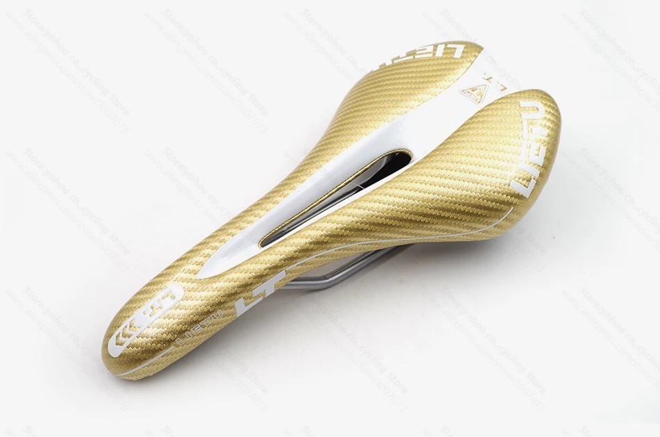 MTB Road Bike Carbon Leather Saddle Cycling Seat Front Cushion Bike Saddle
