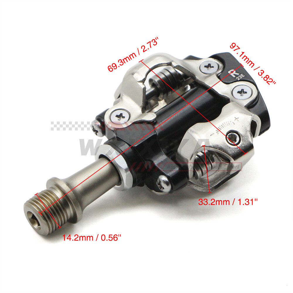 MTB Bike Pedal For SPD Clipless Pedals W/ Cleats Mountain Cycling Sealed Bearing