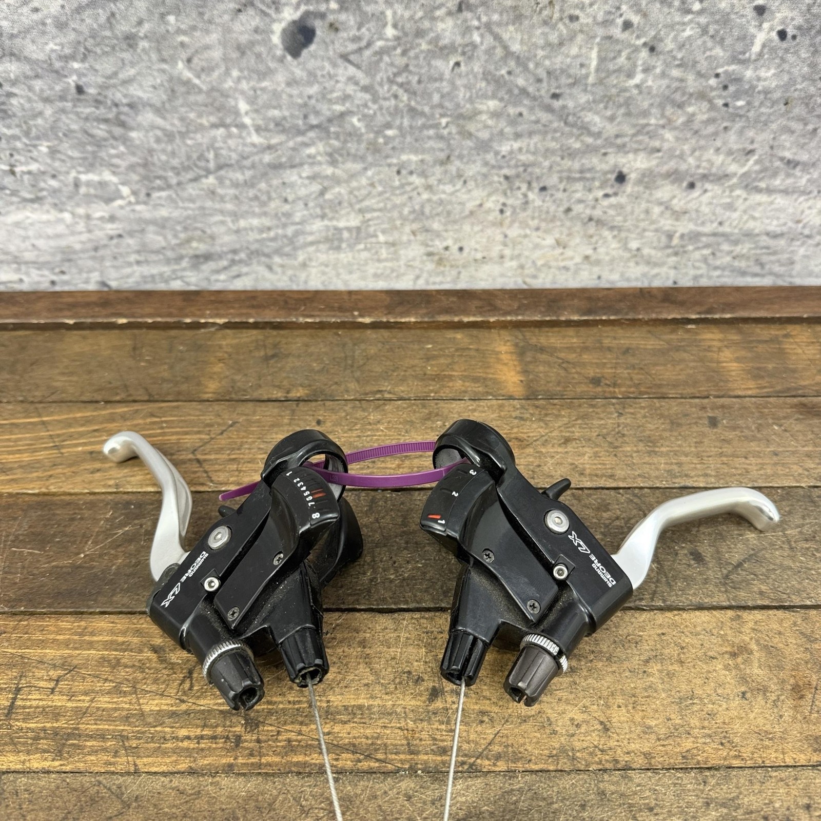 Vintage Shimano Deore LX ST-M567 8s Shifter Brake Lever Set Trigger 90s 3×8 MTB