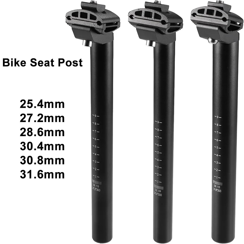 300Mm Bike Seat Post 25.4/27.2/28.6/30.4/30.8/31.6Mm Aluminum Alloy Seatpost Sui