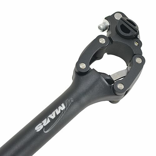 TMARS SD-475 Suspension Seat Post with Paralleogram system 27.2x400mm , Black
