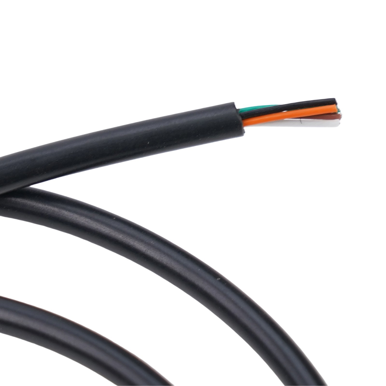 Plastic Steel Ebike Shaped Connector 80cm Length 2/3/4/5/6 Pin Signal Cable