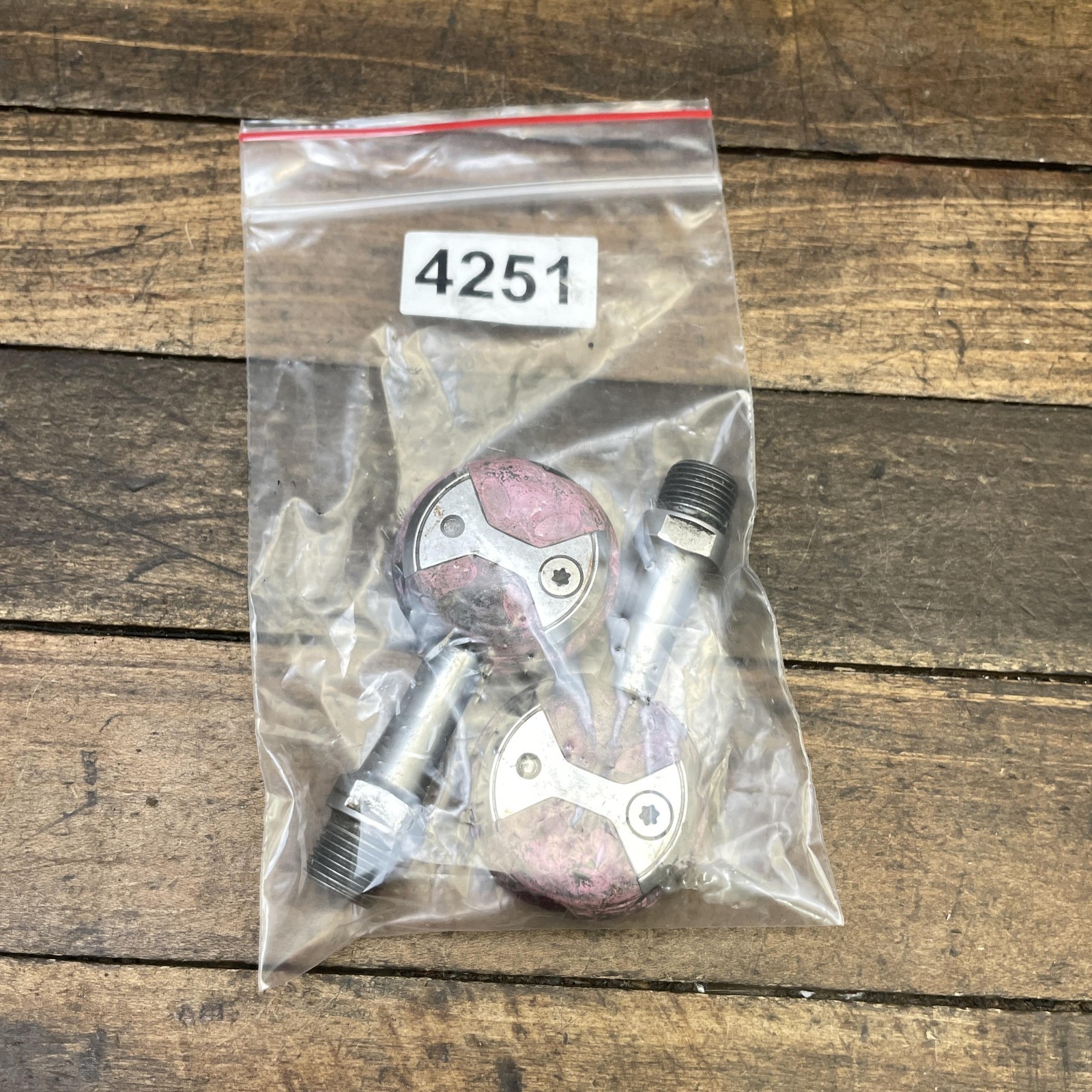 Speedplay Clipless Road Bike Pedals 9/16 Pink Pair 210g Steel Plastic Used