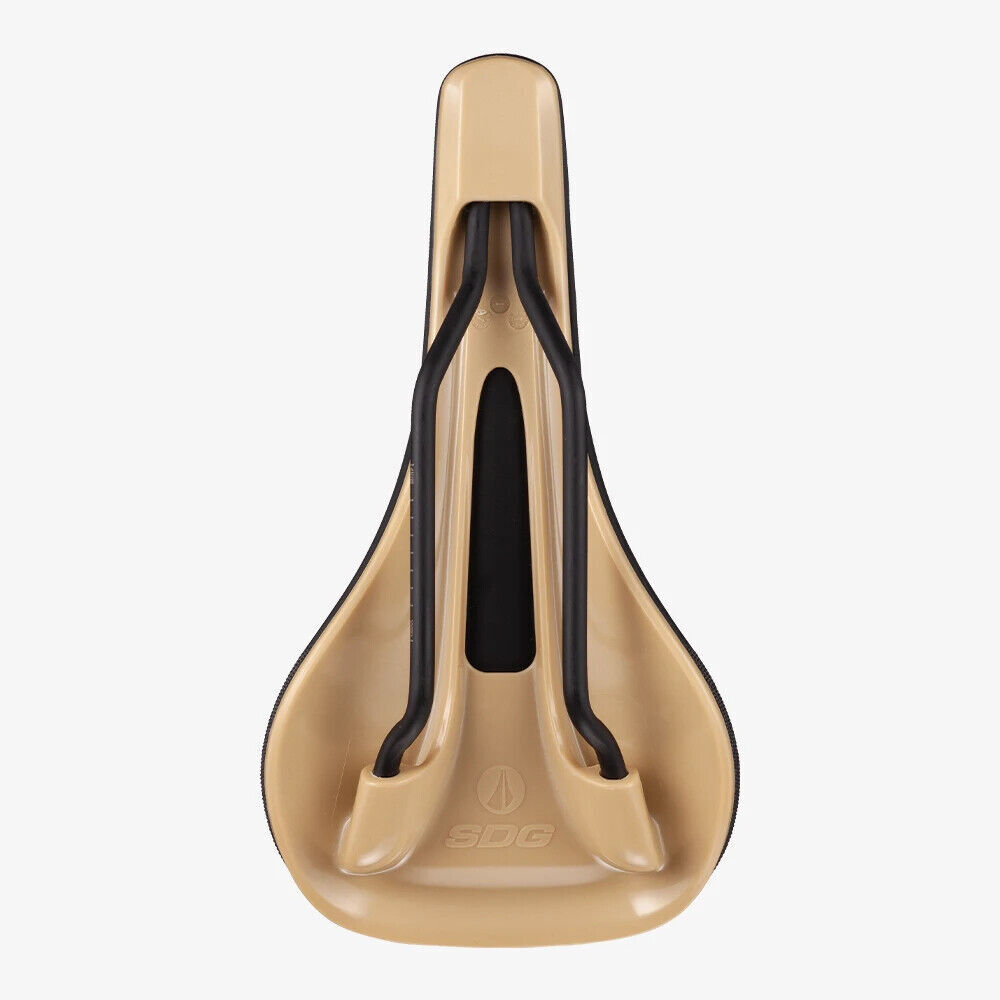 SDG Bel-Air 3.0 260x140mm Lux-Alloy Red/Black/Tan Base Bicycle Saddle