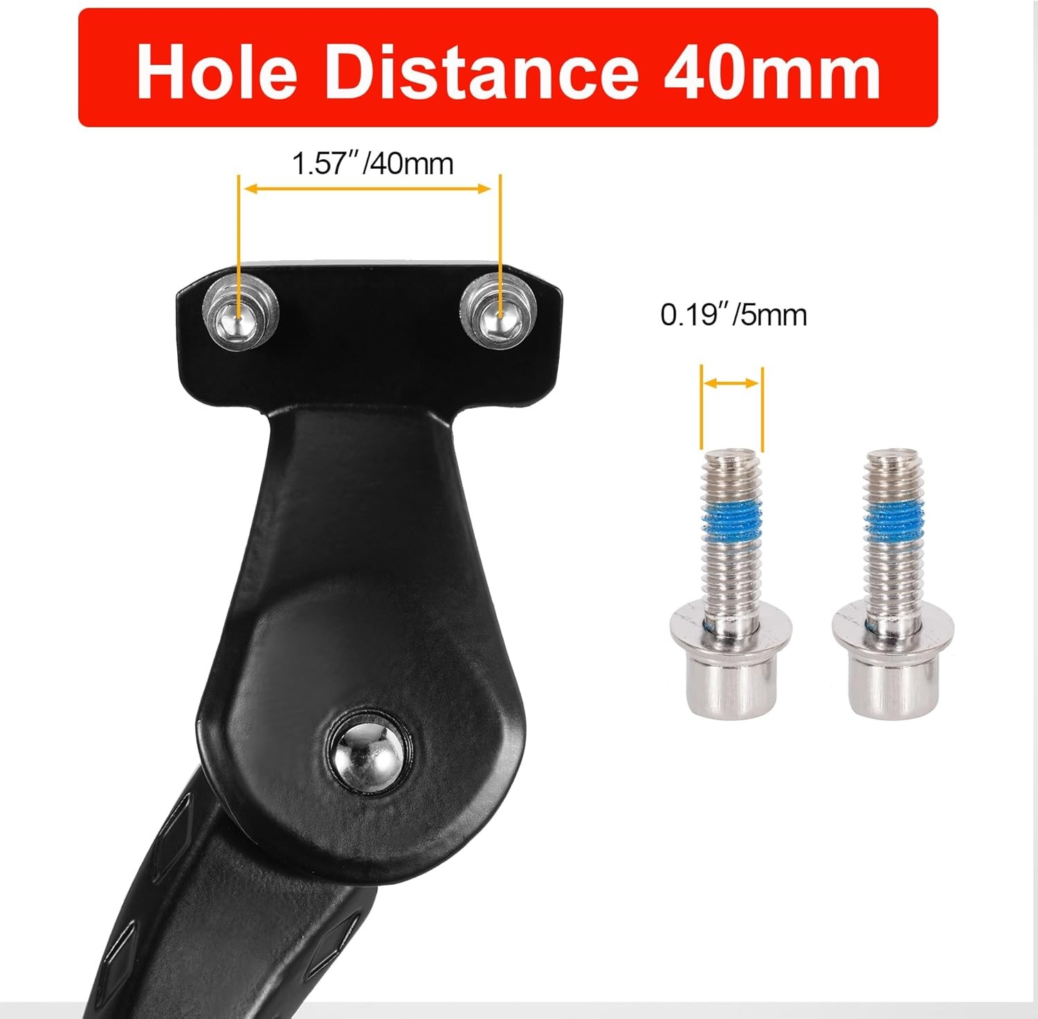 Heavy Duty Ebike Kickstand 24″-29″ Engineered for E-Bike Also Suitable for New
