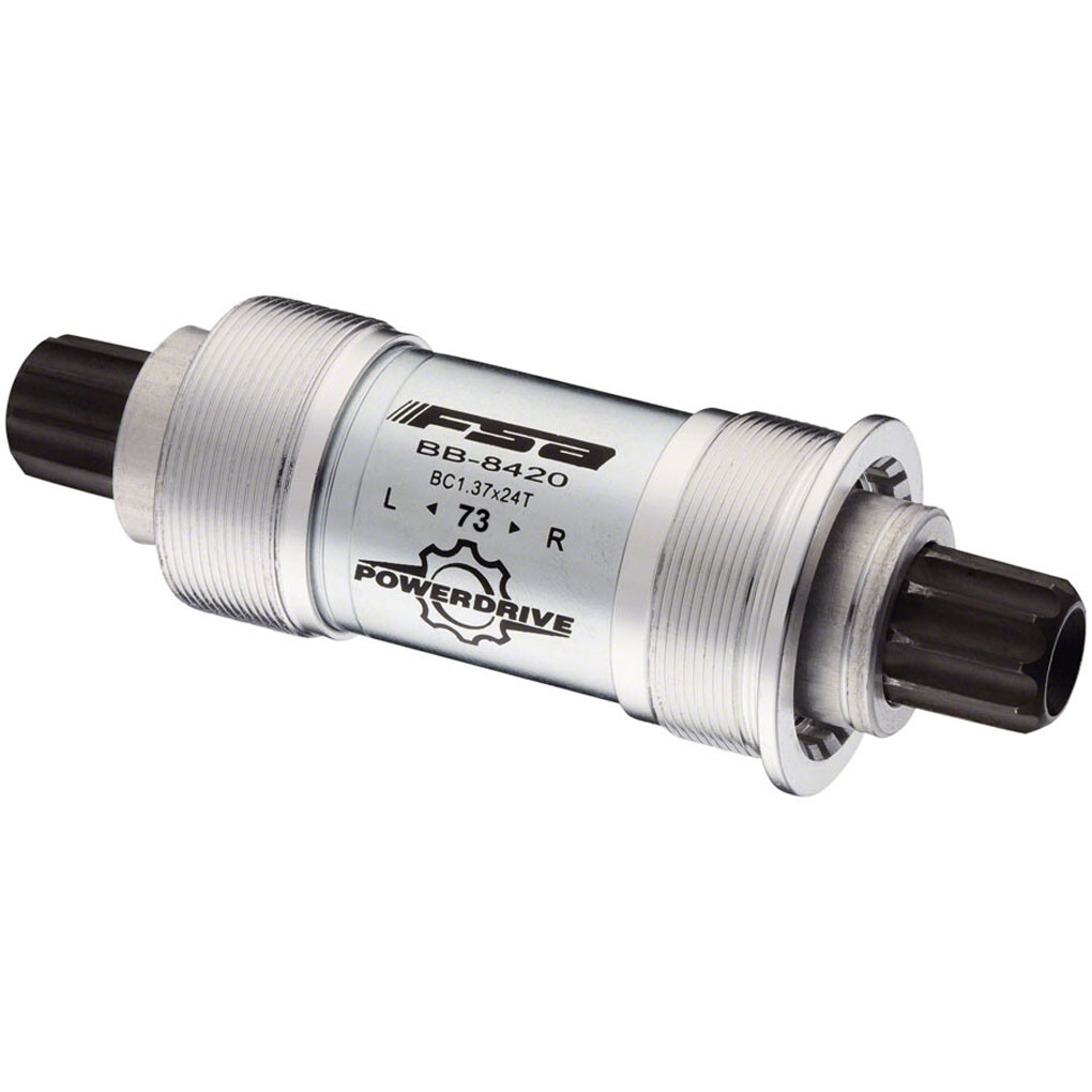 FSA 8420ST Power Drive Steel Cartridge Bearings English Bottom Bracket 73x118mm