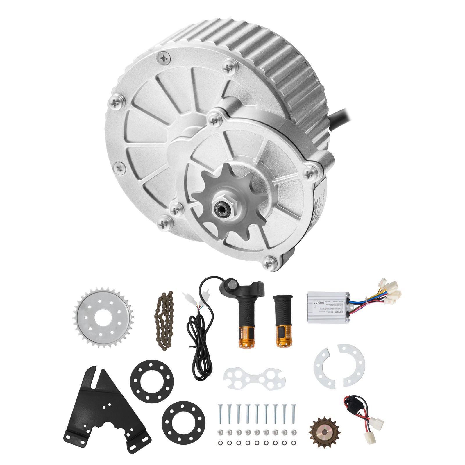 VEVOR 450W Electric Brushed DC Motor Kit 36V 3000rpm Motor with Controller