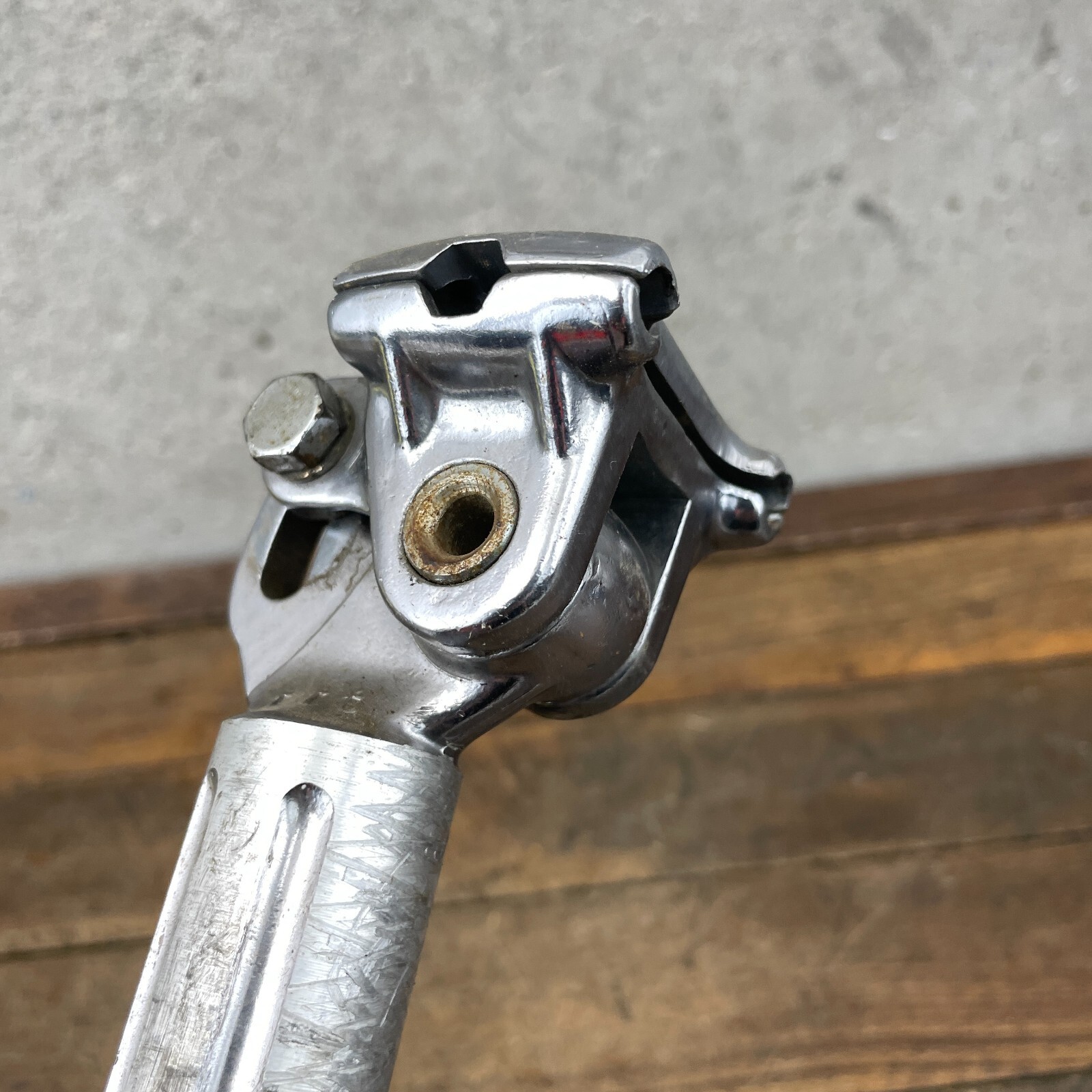 Vintage 3TTT Seatpost 27.0 mm Brev Italy Fluted 200 mm Post Micro Adjust 70s 60s