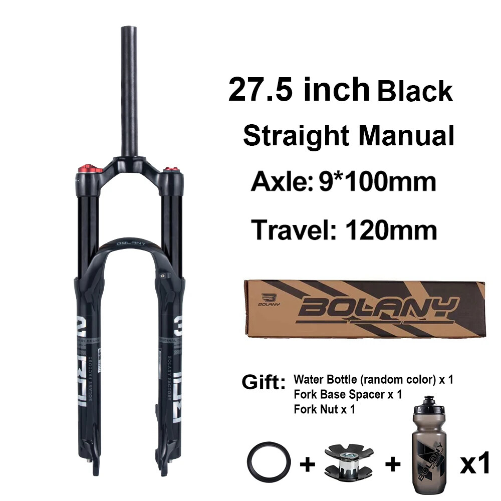 26/27.5/29Inch Mountain Bike Air Supension Frok 120mm Air and Oil Remote QR Fork