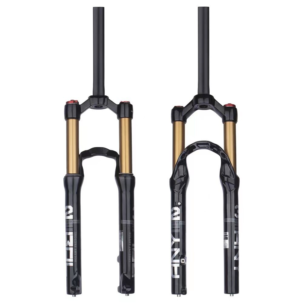 24″ Mountain Bike Air Fork Disc Brake Shock Absorber Quick Removal Front Fork